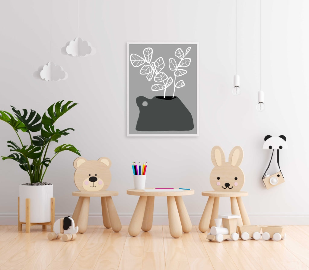 Achromatic Art Frame For Wall Decor- Funkydecors Xs / White Posters Prints &amp; Visual Artwork