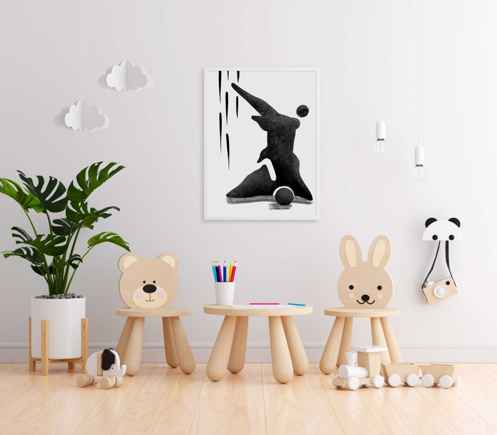 Achromatic Art Frame For Wall Decor- Funkydecors Xs / White Posters Prints &amp; Visual Artwork