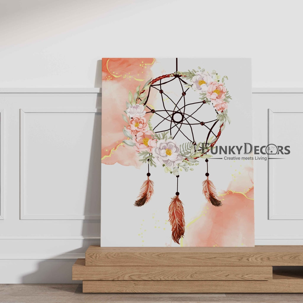 Aesthetic Dream Catcher Design Portrait Art Frame For Wall Decor- Funkydecors Posters Prints &