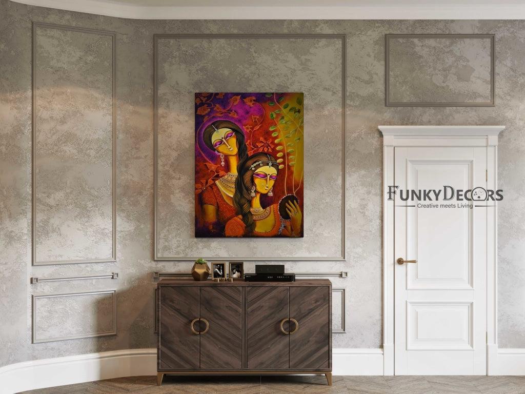 Aesthetic Indian Art Frame For Wall Decor- Funkydecors Posters Prints & Visual Artwork