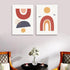 Aesthetic Minimal 2 Panels Art Frame For Wall Decor- Funkydecors Xs / Canvas Posters Prints & Visual