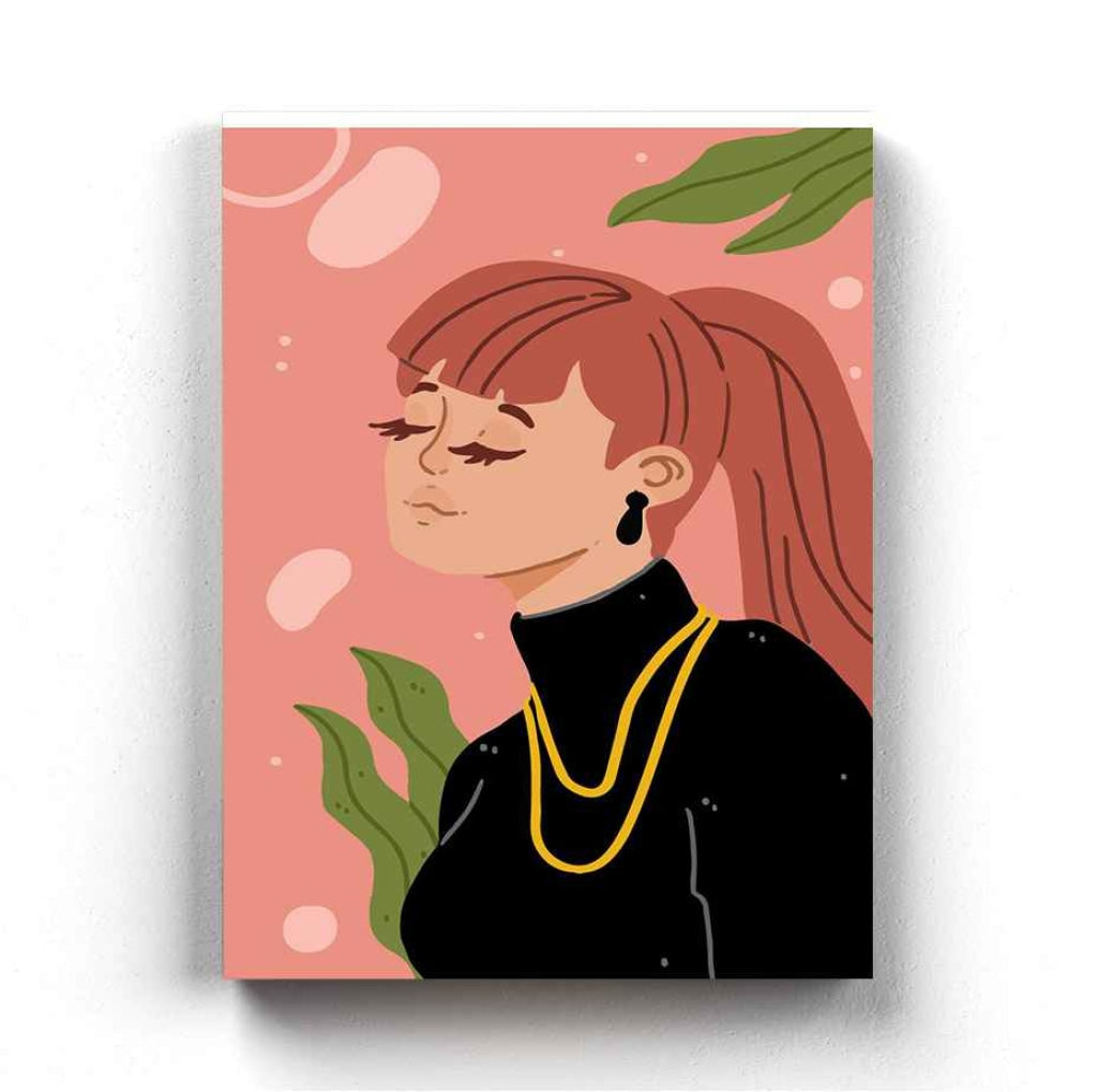 Aesthetic Women Portrait Art Frame For Wall Decor- Funkydecors Xs / Canvas Posters Prints & Visual