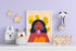 African Beauty Boho Art Frame For Wall Decor- Funkydecors Xs / White Posters Prints & Visual Artwork