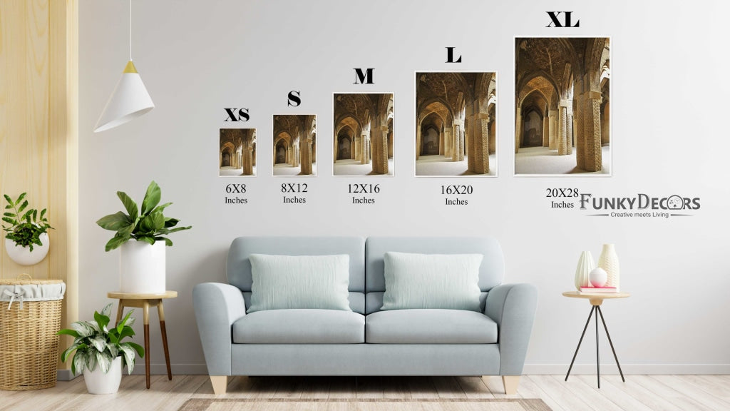 Ancient Columns - Architectural Art Frame For Wall Decor- Funkydecors Posters Prints & Visual
