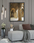 Ancient Columns - Architectural Art Frame For Wall Decor- Funkydecors Xs / Black Posters Prints &