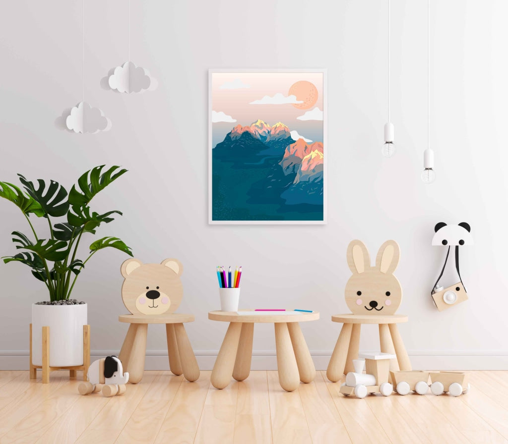 Appealing Nature Art Frame For Wall Decor- Funkydecors Xs / White Posters Prints &amp; Visual Artwork
