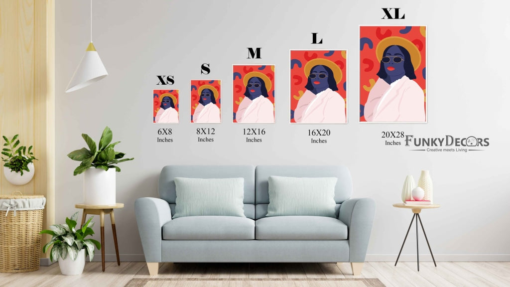 Artist Love Portrait Art Frame For Wall Decor- Funkydecors Posters Prints & Visual Artwork