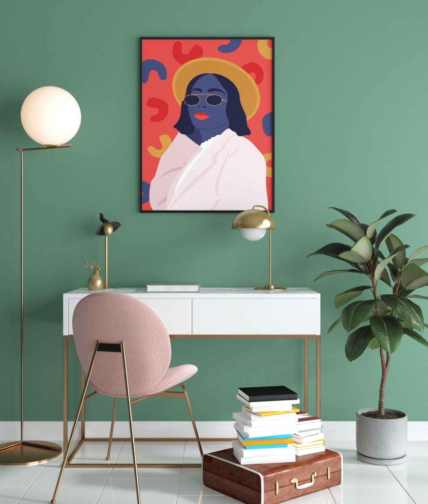 Artist Love Portrait Art Frame For Wall Decor- Funkydecors Xs / Black Posters Prints & Visual