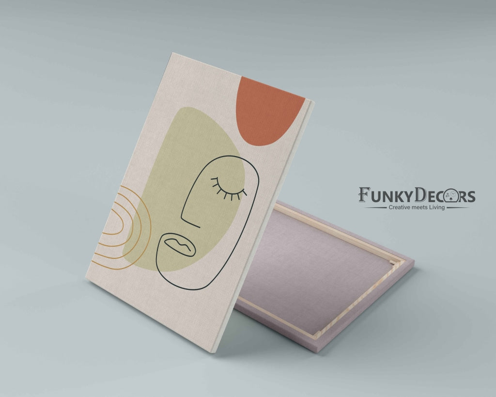 Artistic Line Art Frame For Wall Decor- Funkydecors Posters Prints & Visual Artwork
