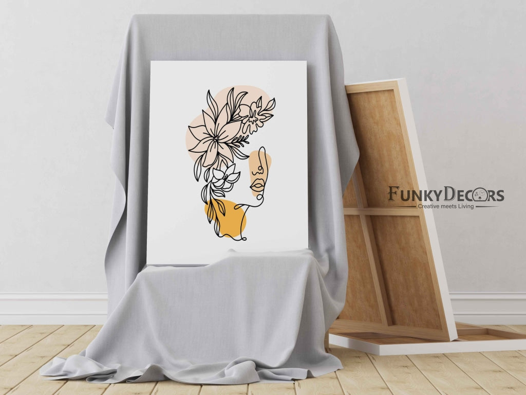 Artistic Line Art Frame For Wall Decor- Funkydecors Posters Prints &amp; Visual Artwork