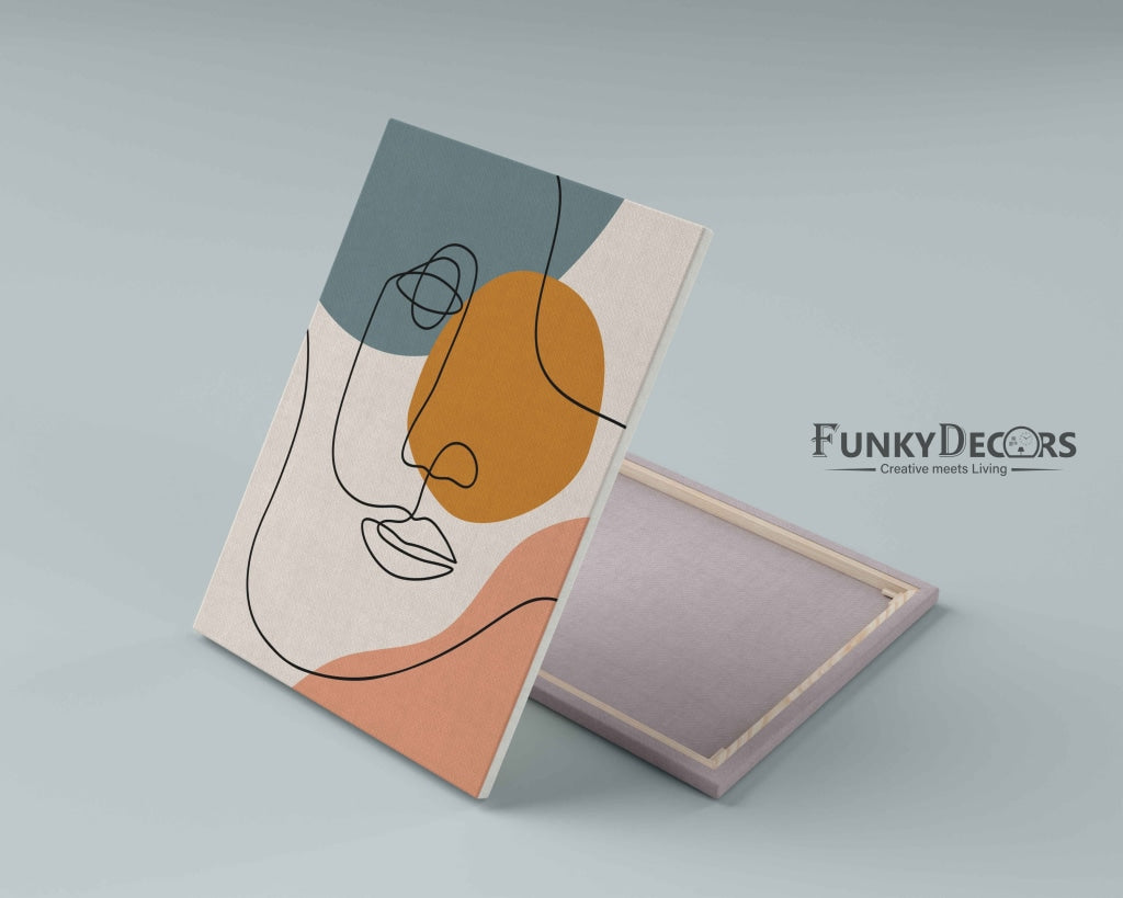 Artistic Line Art Frame For Wall Decor- Funkydecors Posters Prints &amp; Visual Artwork