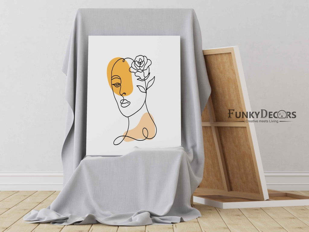 Artistic Line Art Frame For Wall Decor- Funkydecors Posters Prints &amp; Visual Artwork