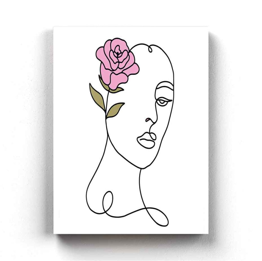 Artistic Line Art Frame For Wall Decor- Funkydecors Xs / Canvas Posters Prints &amp; Visual Artwork