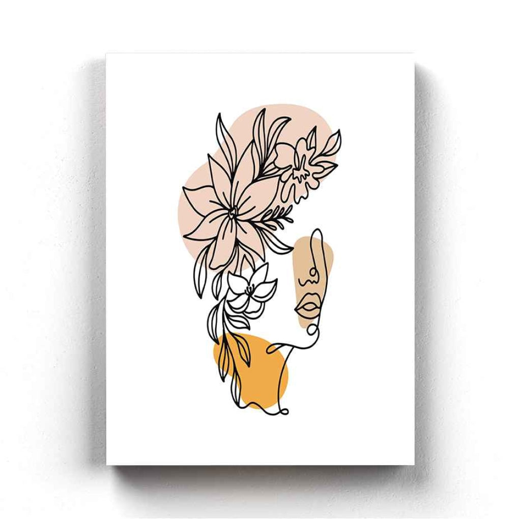 Artistic Line Art Frame For Wall Decor- Funkydecors Xs / Canvas Posters Prints &amp; Visual Artwork