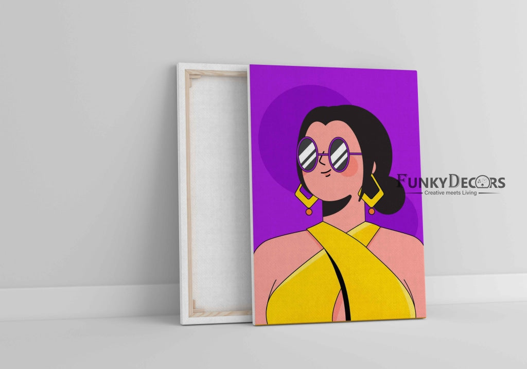 Artistic Women Design Portrait Art Frame For Wall Decor- Funkydecors Posters Prints & Visual Artwork