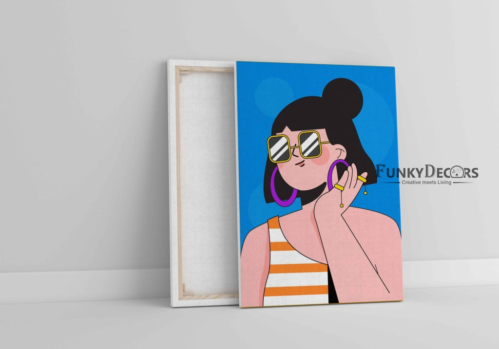 Artistic Women Design Portrait Art Frame For Wall Decor- Funkydecors Posters Prints & Visual Artwork