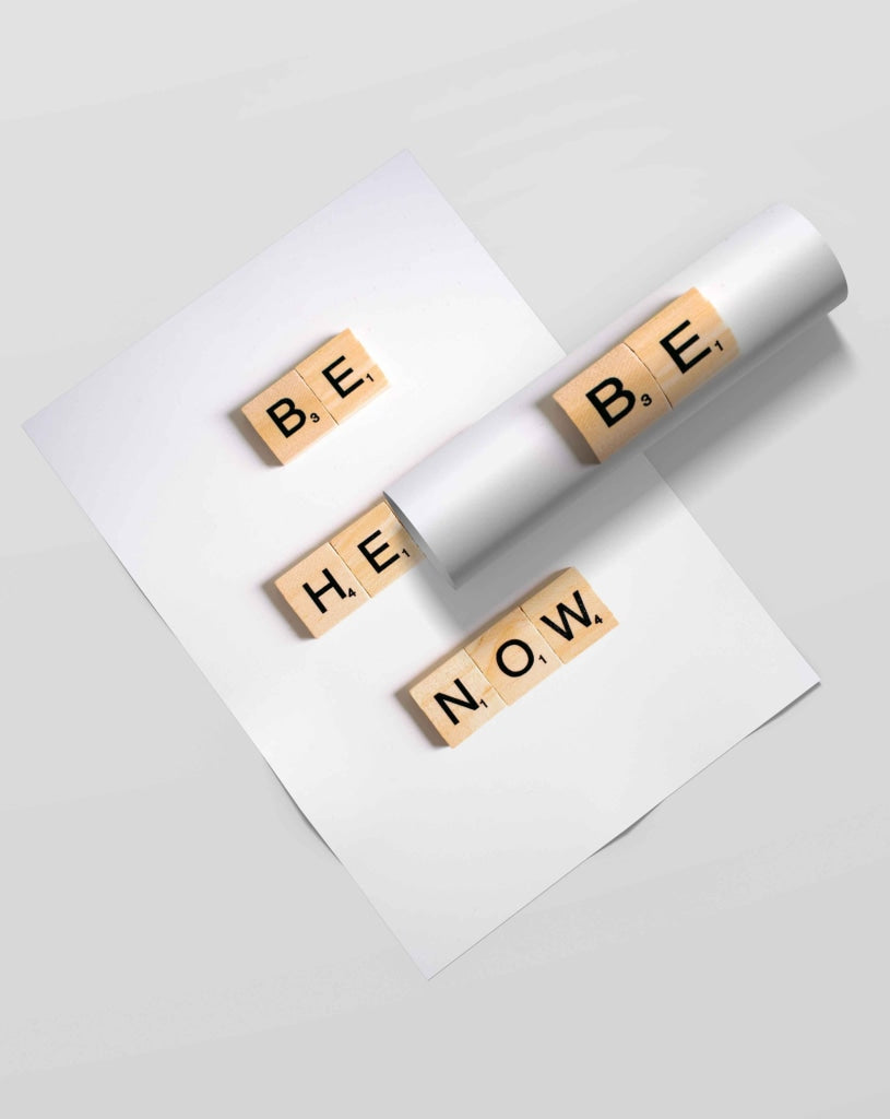 Be Here Now - Quotes Art Frame For Wall Decor- Funkydecors Xs / Roll Posters Prints &amp; Visual Artwork
