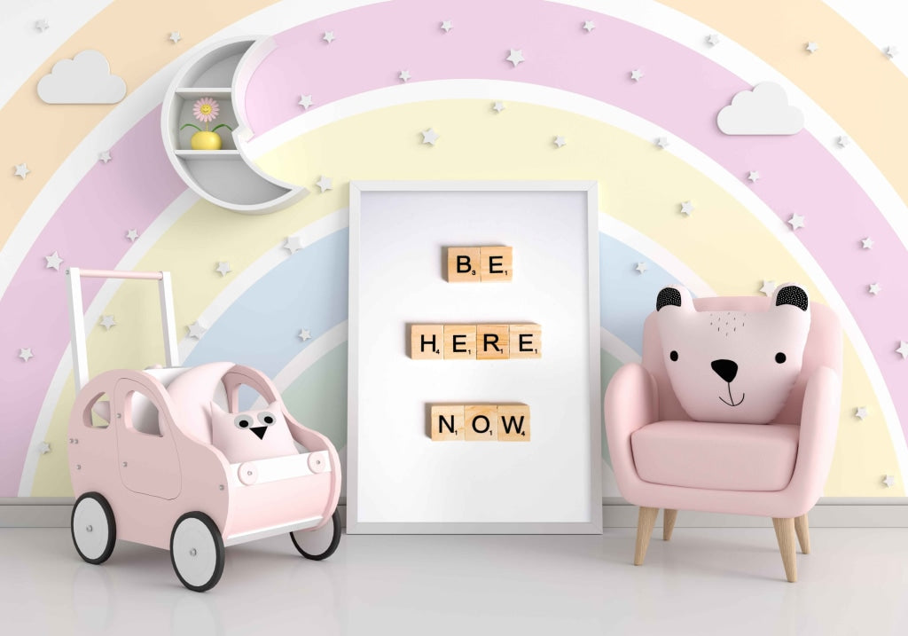Be Here Now - Quotes Art Frame For Wall Decor- Funkydecors Xs / White Posters Prints & Visual