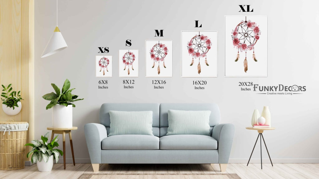 Be Your Own Dream Catcher - Portrait Art Frame For Wall Decor- Funkydecors Posters Prints & Visual