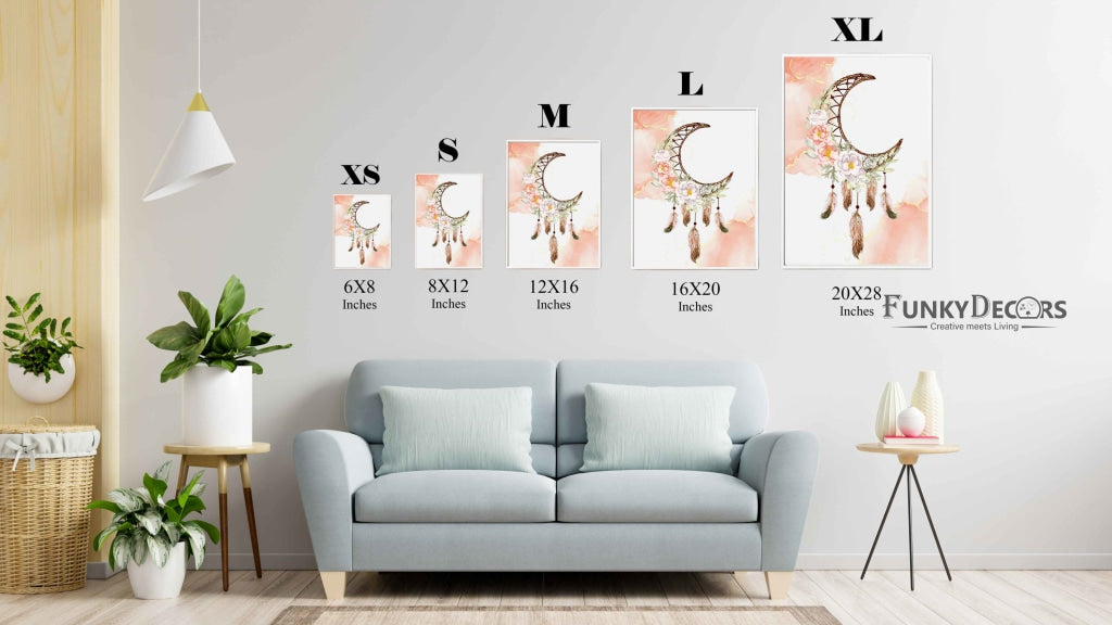 Be Your Own Dream Catcher - Portrait Art Frame For Wall Decor- Funkydecors Posters Prints & Visual
