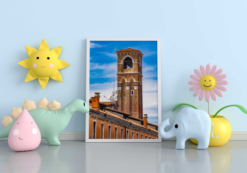 Beauty Of Church - Architectural Art Frame For Wall Decor- Funkydecors Xs / White Posters Prints &