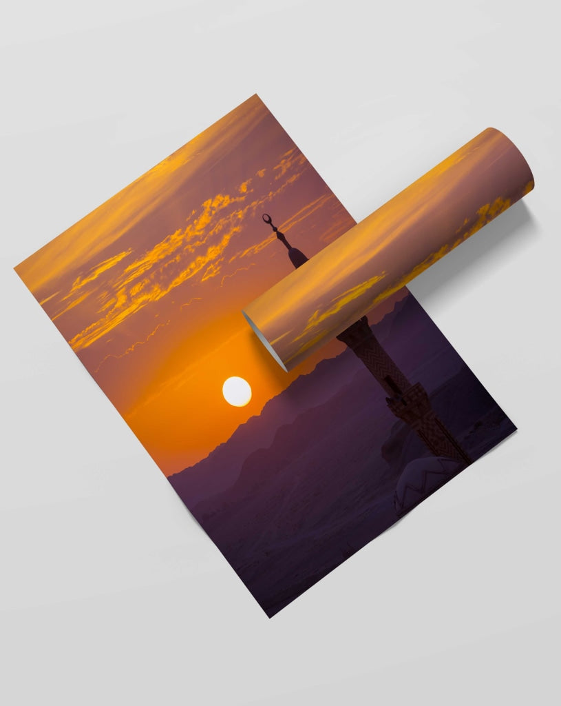 Beauty Of Sunset - Architectural Art Frame For Wall Decor- Funkydecors Xs / Roll Posters Prints &