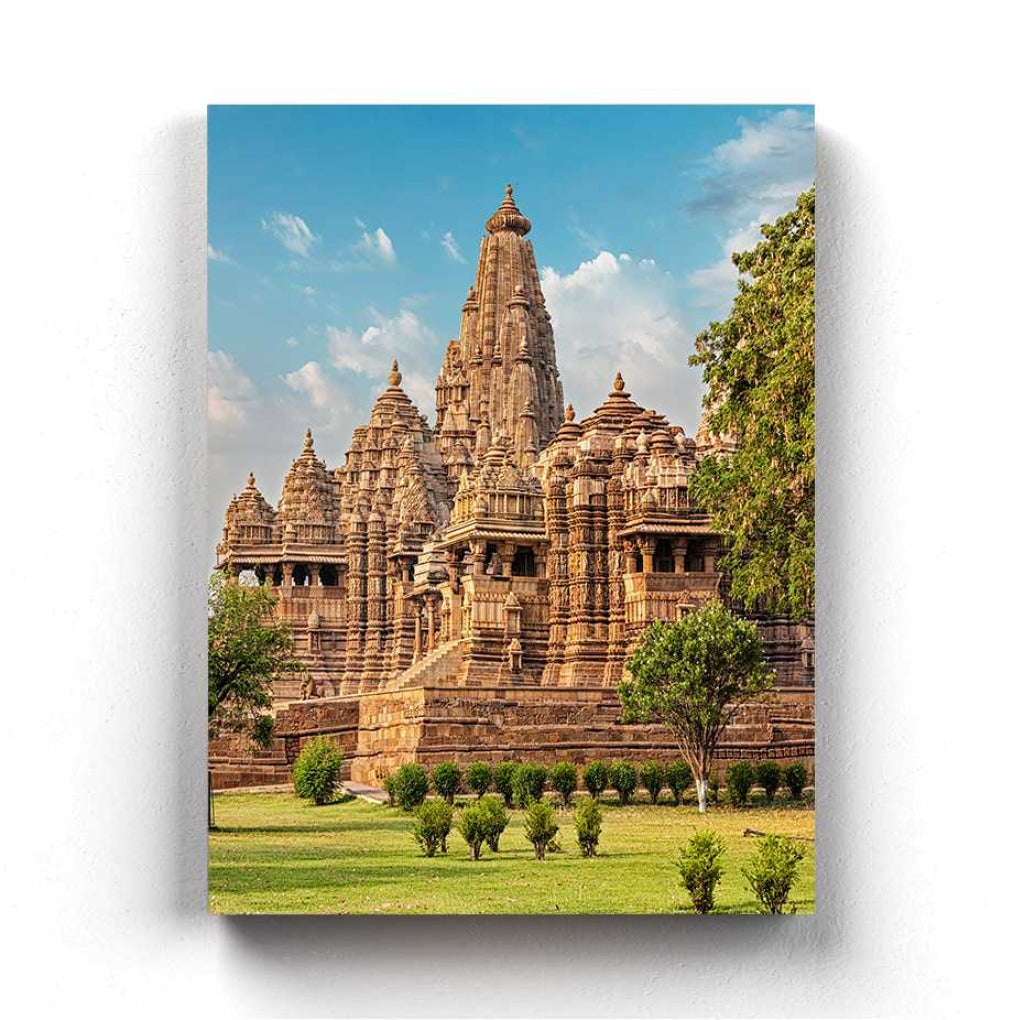 Beauty Of Temple - Architectural Art Frame For Wall Decor- Funkydecors Xs / Canvas Posters Prints &amp;
