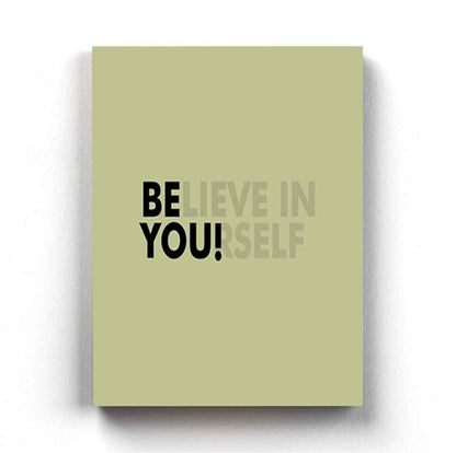 Believe In Yourself - Motivation Quotes Art Frame For Wall Decor- Funkydecors Xs / Canvas Posters