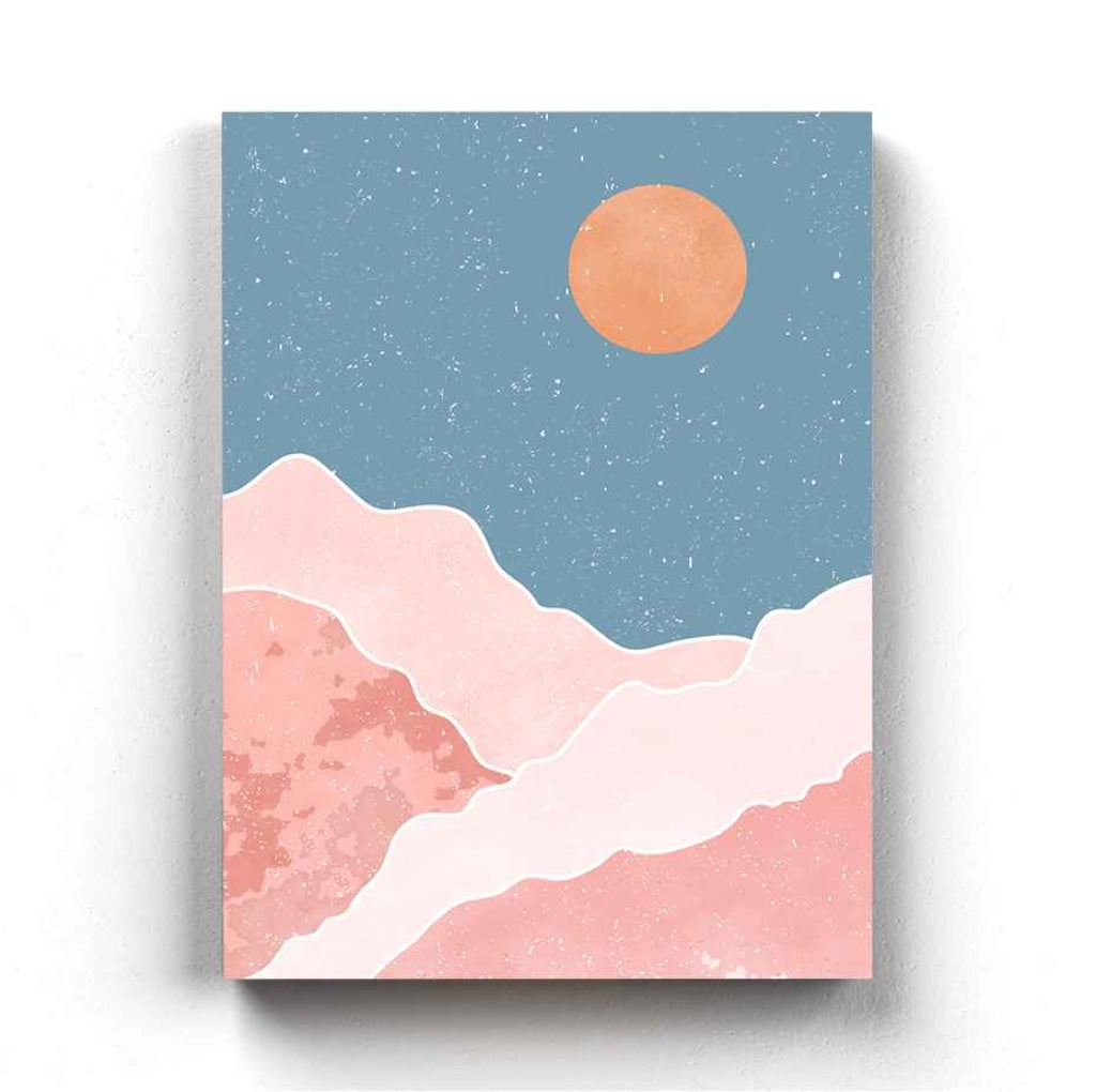 Beyond The Sky - Minimal Art Frame For Wall Decor- Funkydecors Xs / Canvas Posters Prints &amp; Visual
