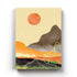 Beyond The Sunset - Abstract Art Frame For Wall Decor- Funkydecors Xs / Canvas Posters Prints &
