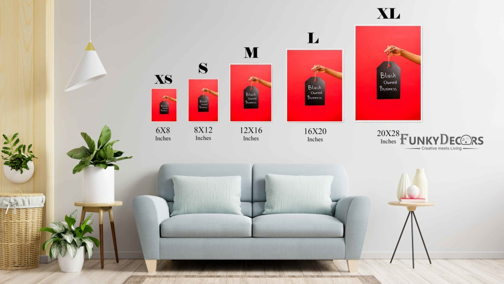 Black Owned Business - Art Frame For Wall Decor- Funkydecors Posters Prints &amp; Visual Artwork