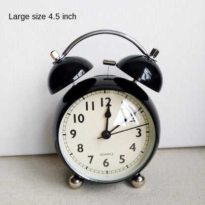 Black Royal Retro Style Alarm Kids Room Table Clock-Funkydecors Big Clocks