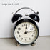 Black Royal Retro Style Alarm Kids Room Table Clock-Funkydecors Big Clocks
