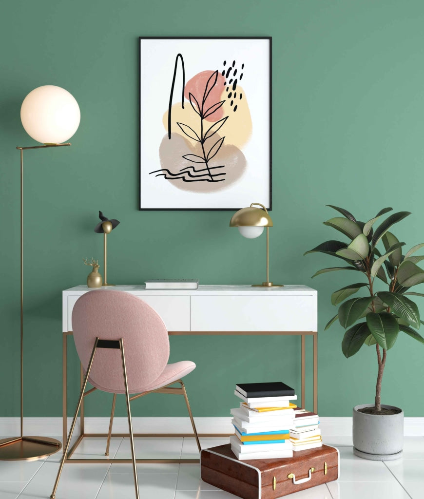 Blooming Dancer - Nature Art Frame For Wall Decor- Funkydecors Xs / Black Posters Prints &amp; Visual