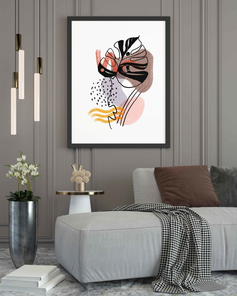 Blooming Dancer - Nature Art Frame For Wall Decor- Funkydecors Xs / Black Posters Prints &amp; Visual