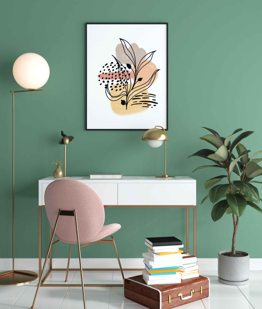 Blooming Dancer - Nature Art Frame For Wall Decor- Funkydecors Xs / Black Posters Prints & Visual