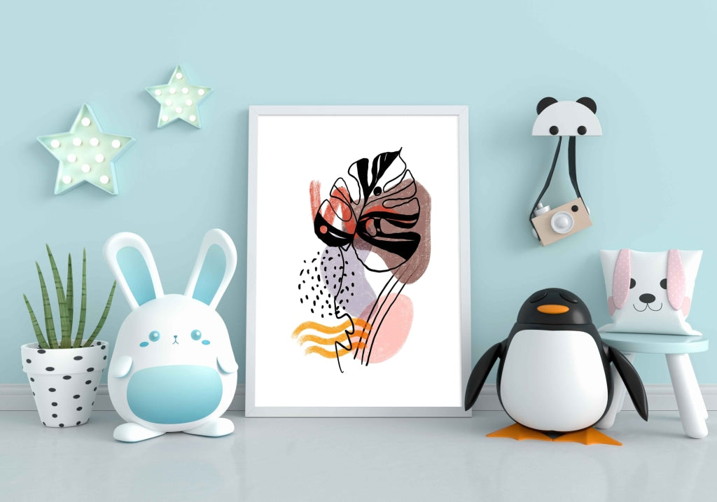 Blooming Dancer - Nature Art Frame For Wall Decor- Funkydecors Xs / White Posters Prints &amp; Visual
