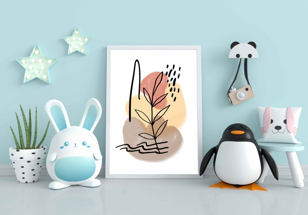 Blooming Dancer - Nature Art Frame For Wall Decor- Funkydecors Xs / White Posters Prints &amp; Visual