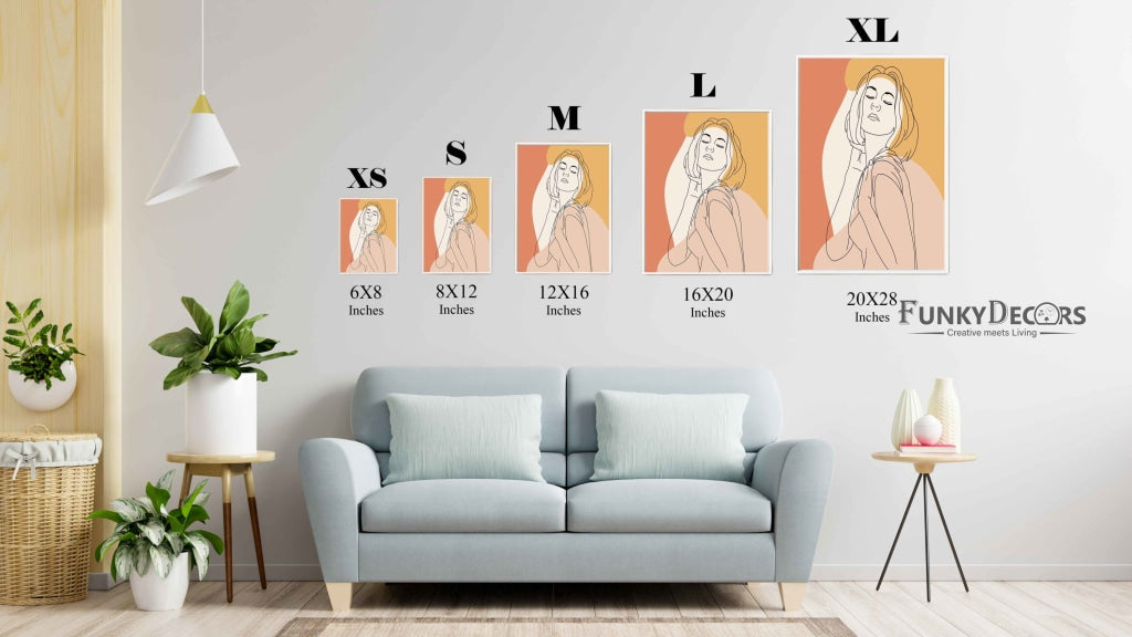 Blow Away The Haters Line Art Frame For Wall Decor- Funkydecors Posters Prints & Visual Artwork