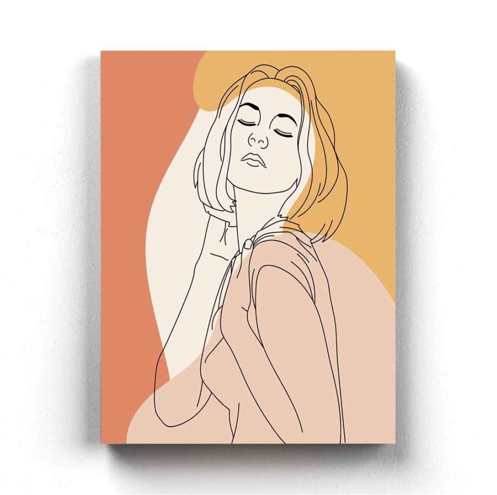 Blow Away The Haters Line Art Frame For Wall Decor- Funkydecors Xs / Canvas Posters Prints & Visual