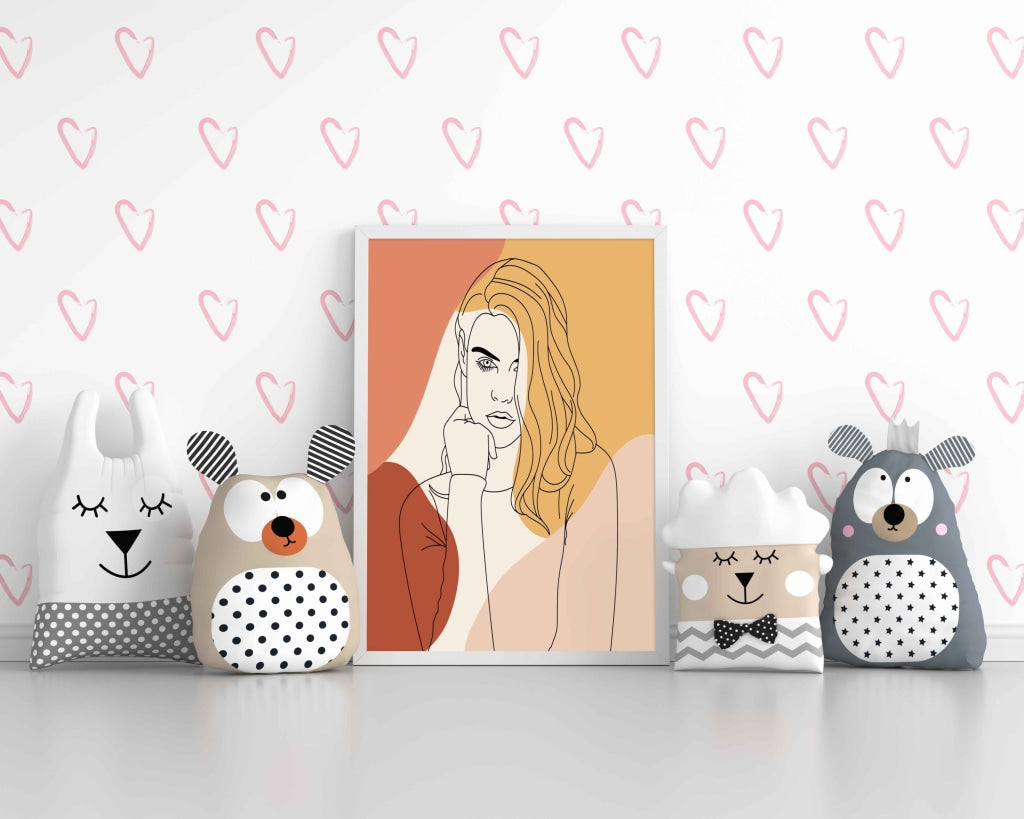 Blow Away The Haters Line Art Frame For Wall Decor- Funkydecors Xs / White Posters Prints &amp; Visual