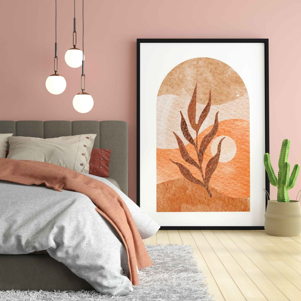 Bohemian Sunset - Minimal Art Frame For Wall Decor- Funkydecors Xs / Black Posters Prints &amp; Visual