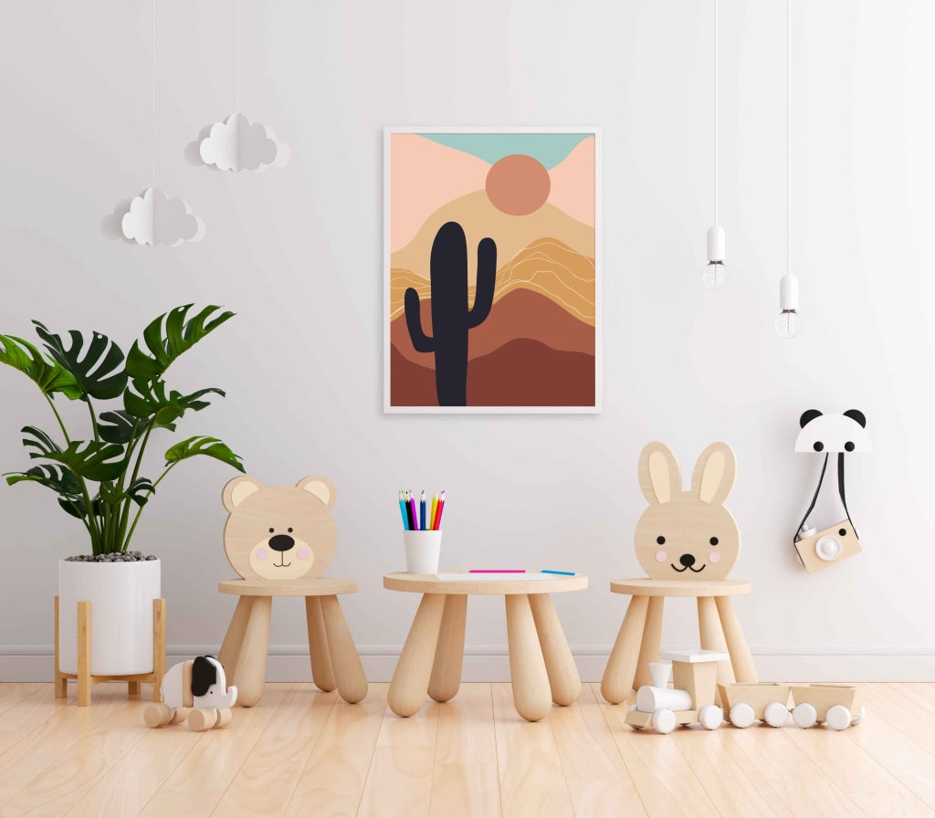 Bohemian Sunset - Nature Art Frame For Wall Decor- Funkydecors Xs / White Posters Prints &amp; Visual