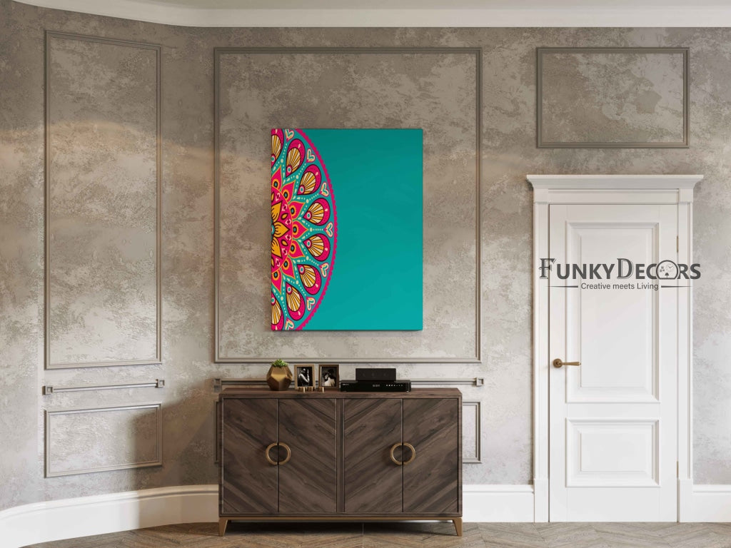 Boho Mandala Art Frame For Wall Decor- Funkydecors Posters Prints &amp; Visual Artwork
