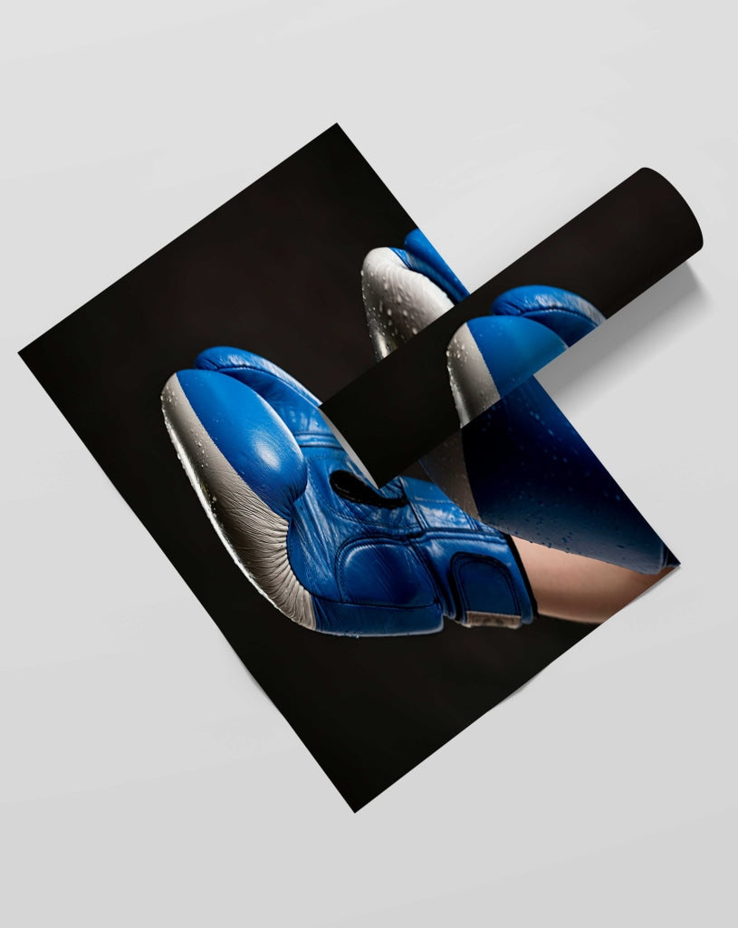 Boxer - Sports Art Frame For Wall Decor- Funkydecors Xs / Roll Posters Prints & Visual Artwork