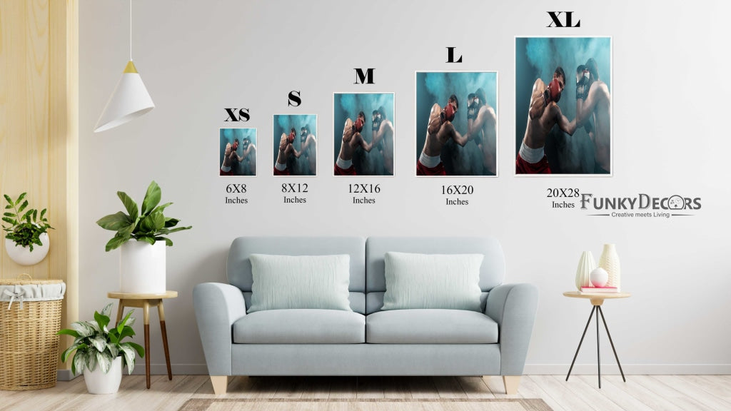 Boxing - Sports Art Frame For Wall Decor- Funkydecors Posters Prints &amp; Visual Artwork