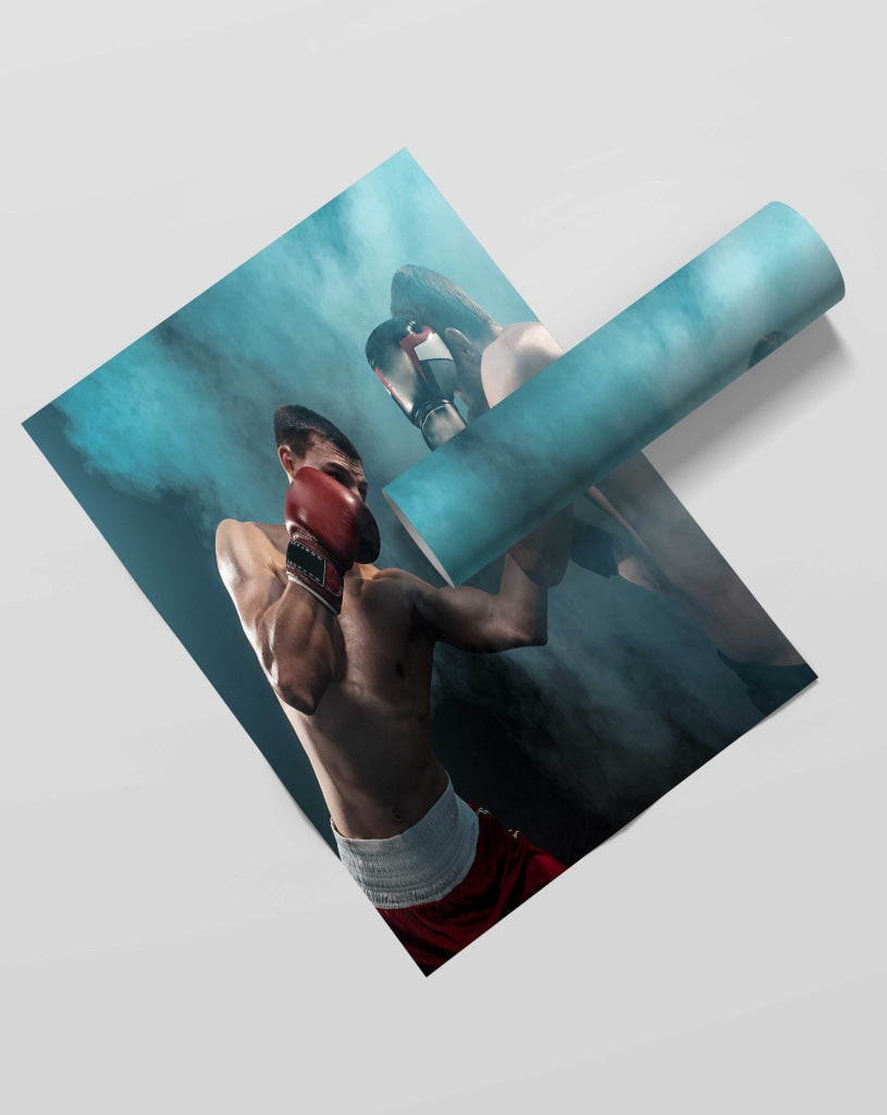 Boxing - Sports Art Frame For Wall Decor- Funkydecors Xs / Roll Posters Prints &amp; Visual Artwork