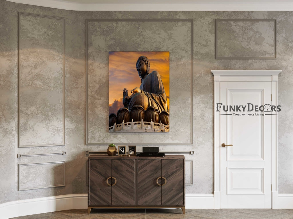 Buddha - Spiritual Art Frame For Wall Decor- Funkydecors Posters Prints &amp; Visual Artwork