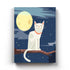 Cat In The Moonlight - Nursery Art Frame For Wall Decor- Funkydecors Xs / Canvas Posters Prints &