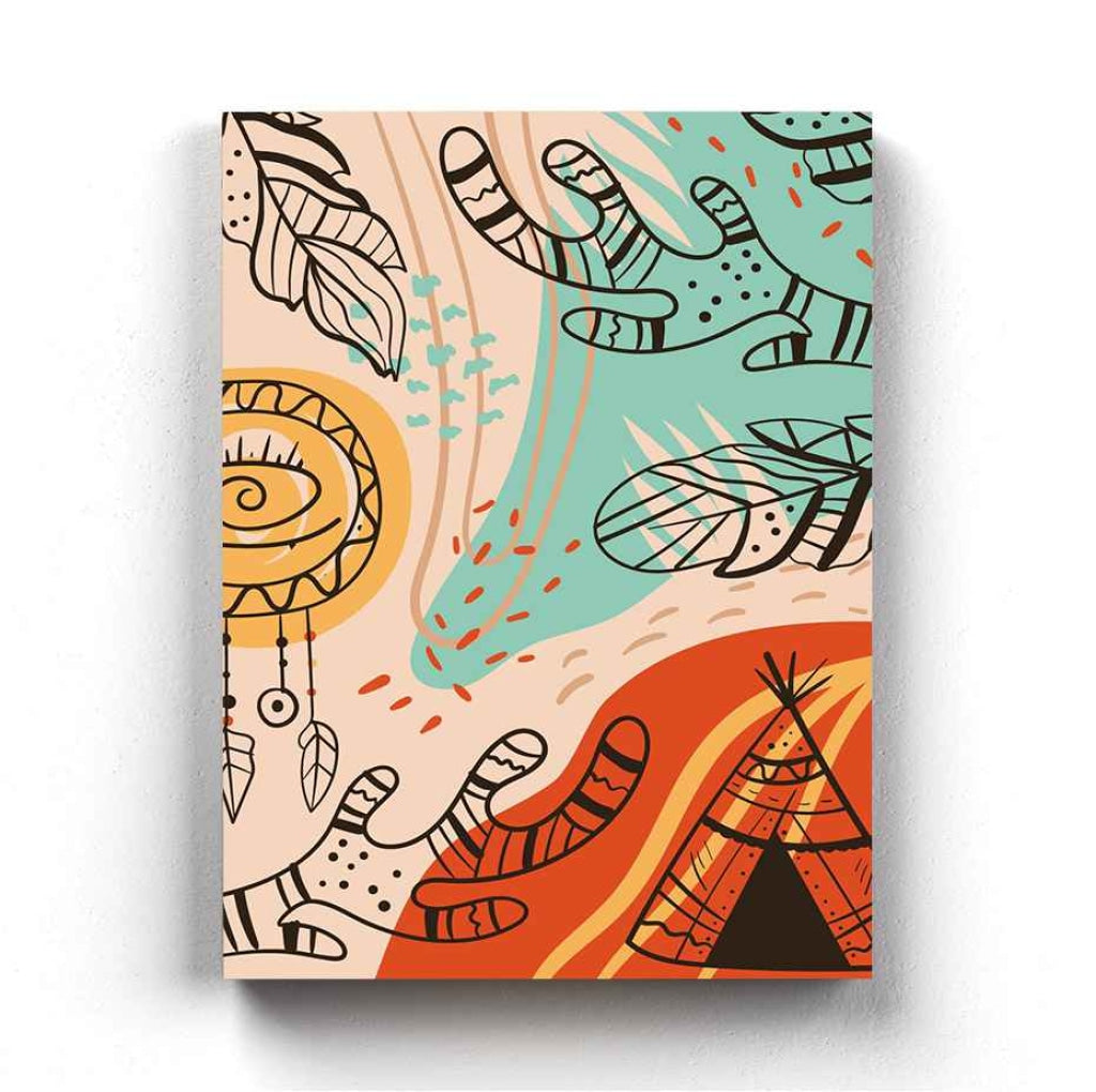 Catching My Dreams - Boho Art Frame For Wall Decor- Funkydecors Xs / Canvas Posters Prints & Visual